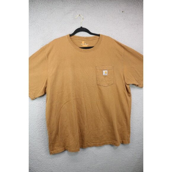 Carhartt Men's Brown Tee Shirt-Size XL-Original Fit-Y2K - Picture 1 of 9